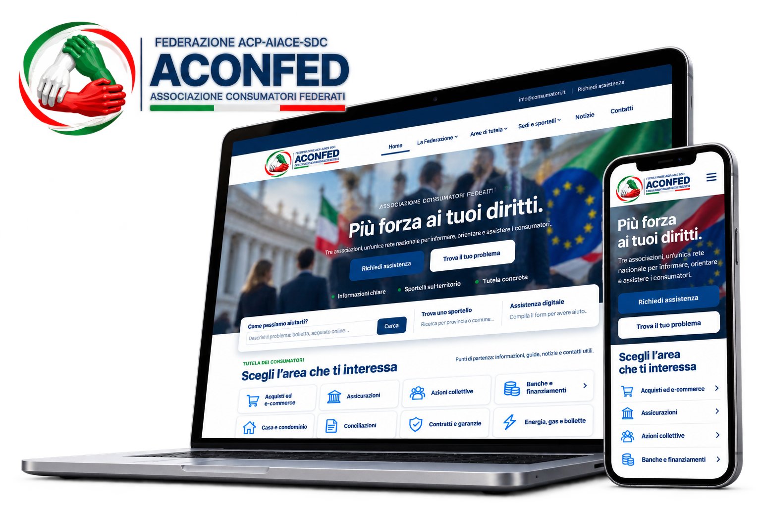 ACONFED – Piattaforma digitale per la tutela dei consumatori