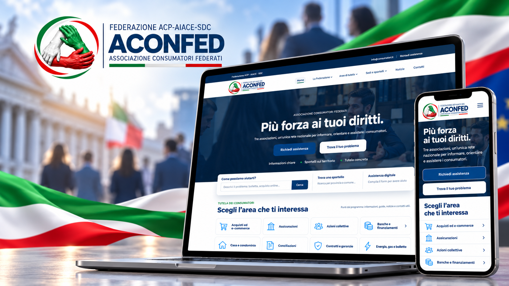 ACONFED – Piattaforma digitale per la tutela dei consumatori